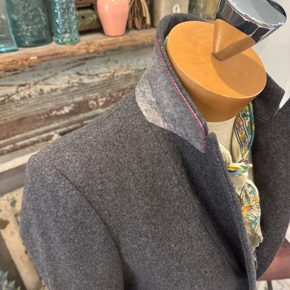 BANANA REPUBLIC BLAZER | Grey WOOL Crew JACKET | LINED Classic TAILORED | 6 - Picture 2 of 13